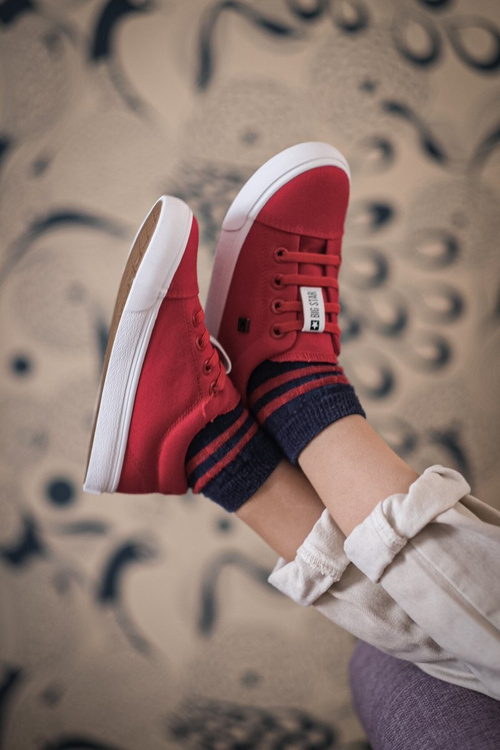 Adidași pentru copii Big Star DD374077 Roșu