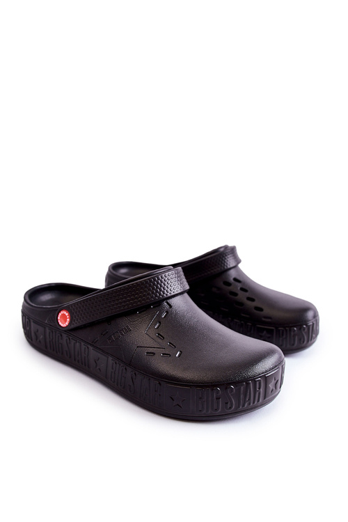 Herren-Leicht-Pantoffeln Big Star II175001 Schwarz