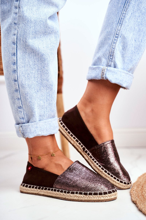 Women's Espadrilles Braided Sole Brown Big Star DD274A146