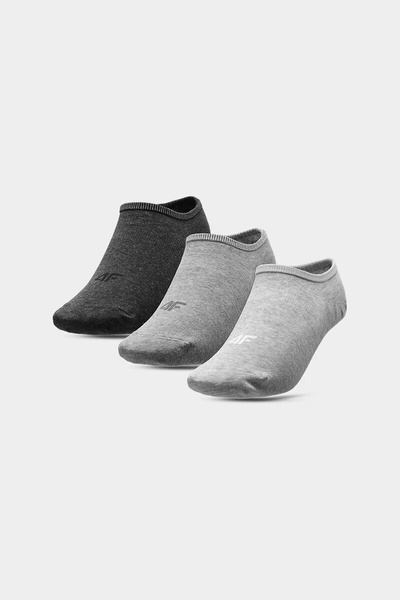 Ankle Socks 4F Casual 3-PACK 4FAW23USOCF196-92M Grey