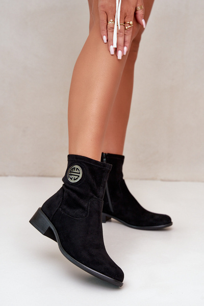 Botine de dama Negru Loratie